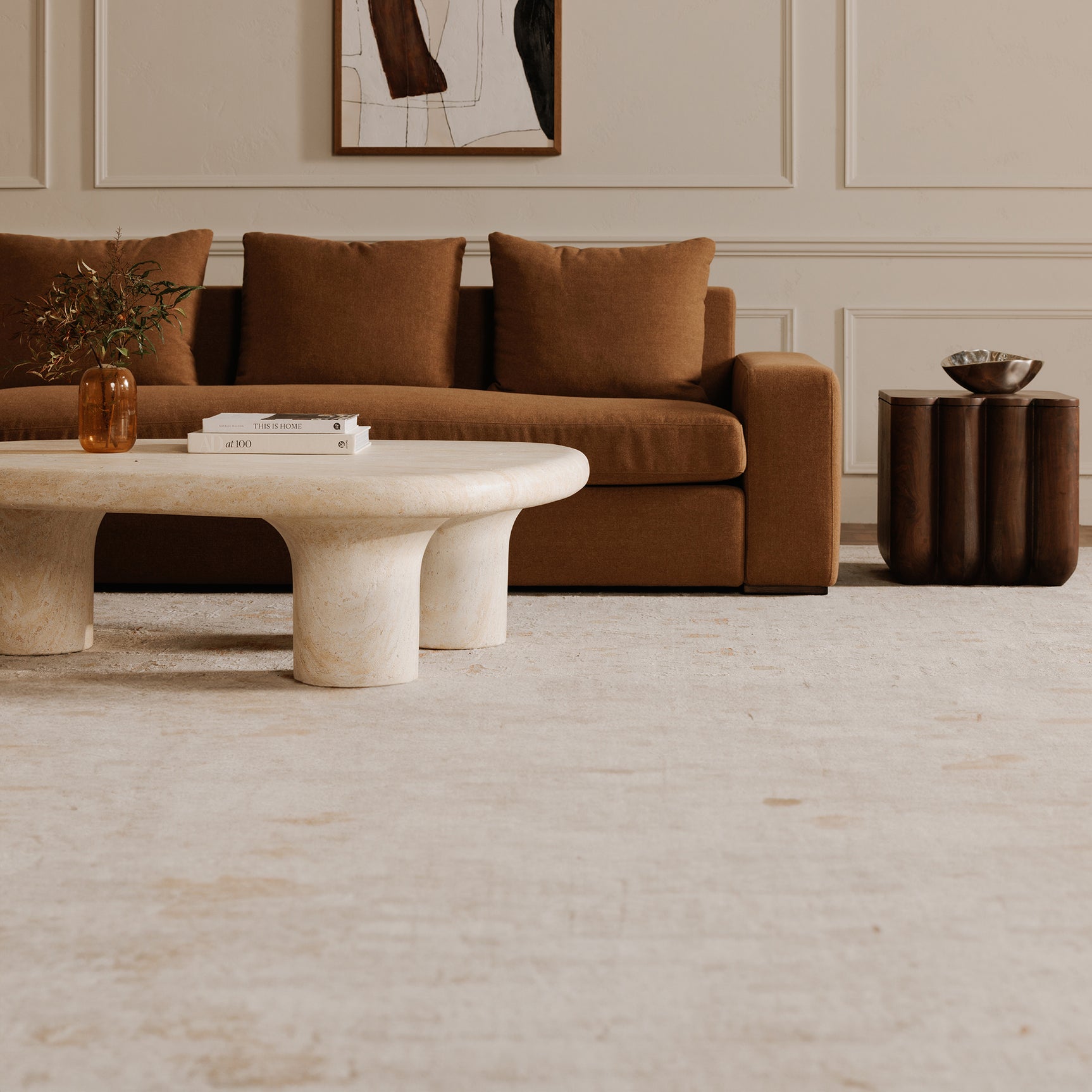 Punyo Espresso Brown Punyo Accent Table - Ornate Home