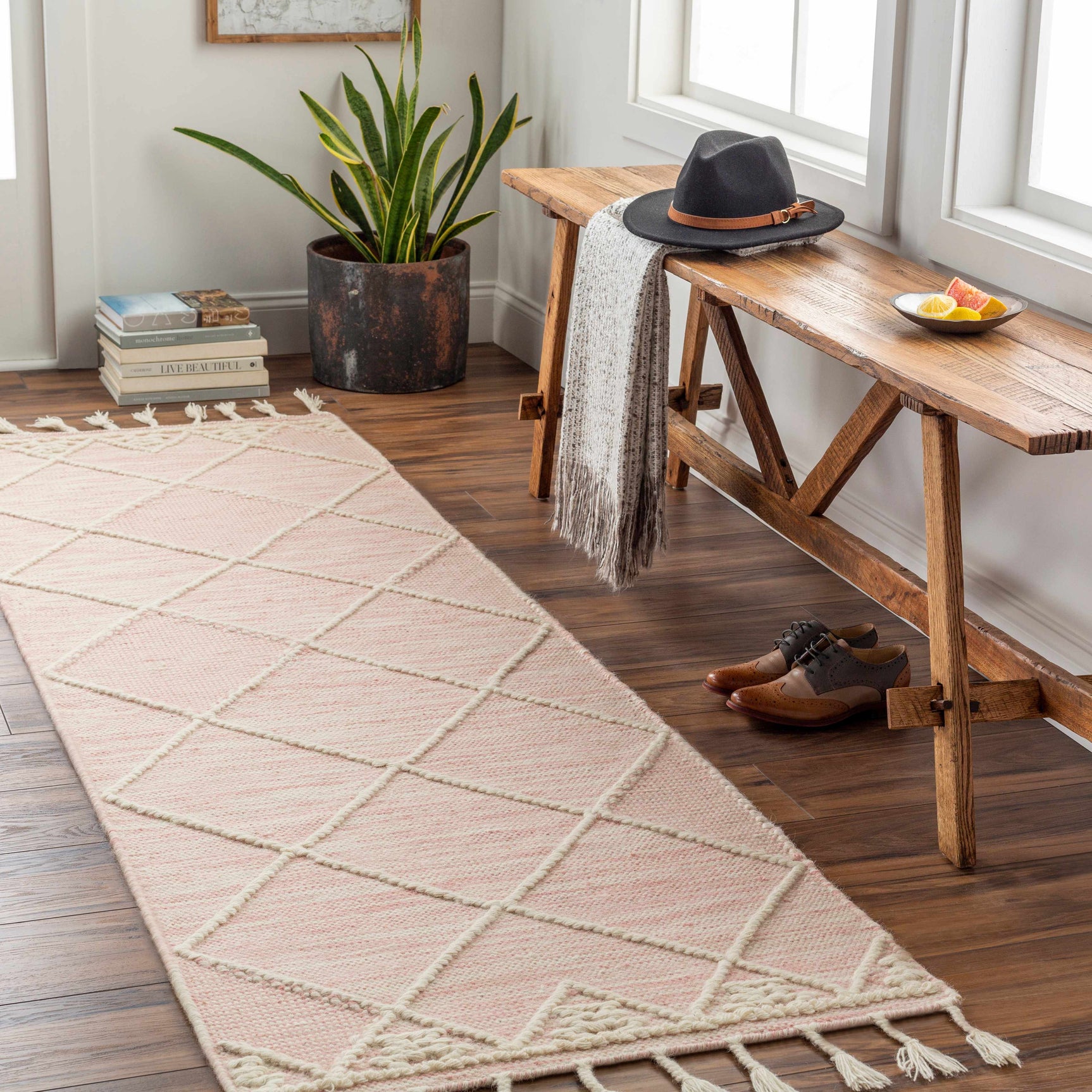 Pupukea Tasseled Jute&Wool Rug - Clearance - Ornate Home