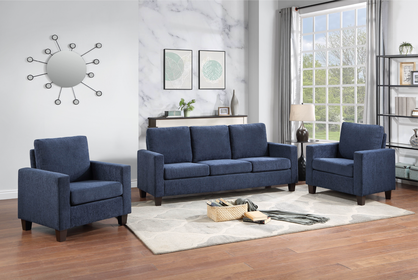 Puralis Blue Chair - Ornate Home