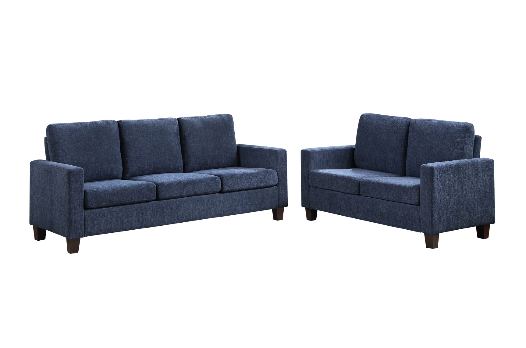 Puralis Blue Loveseat - Ornate Home