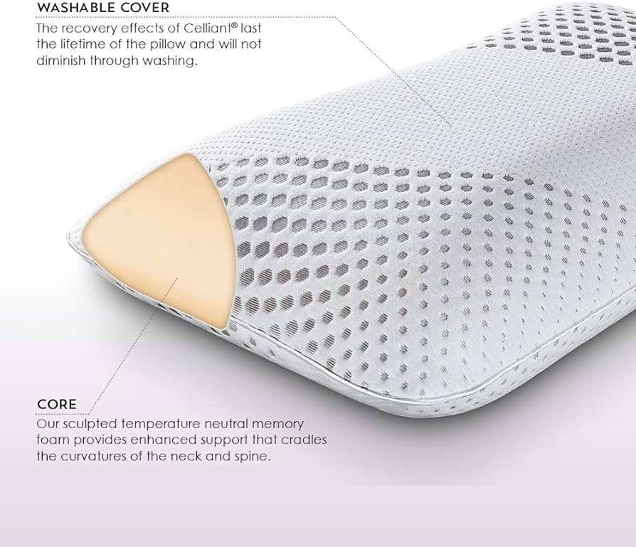 Purecare Body Chem® CELLIANT® & Visco Recovery Memory Foam Pillow - Ornate Home