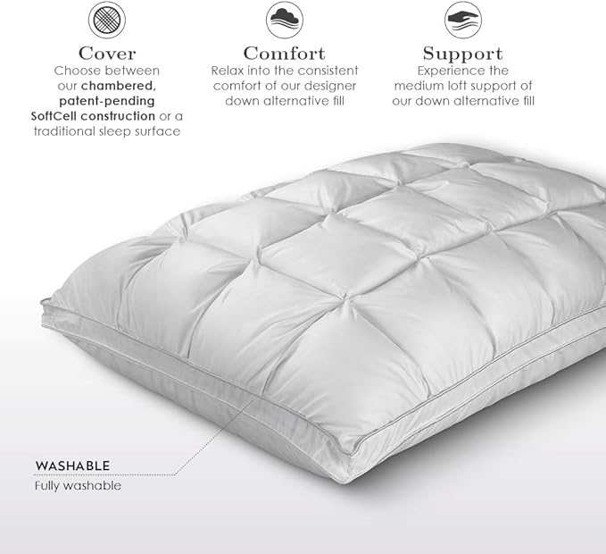 Purecare Fabrictech® SoftCell® Lite Pillow - Ornate Home