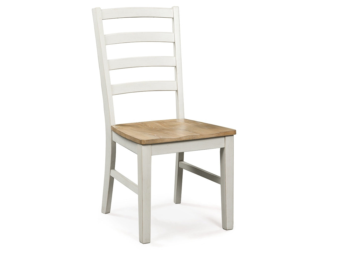 Purlaney Antique White/Natural Dining Room Side Chair (Set of 2) - Ornate Home