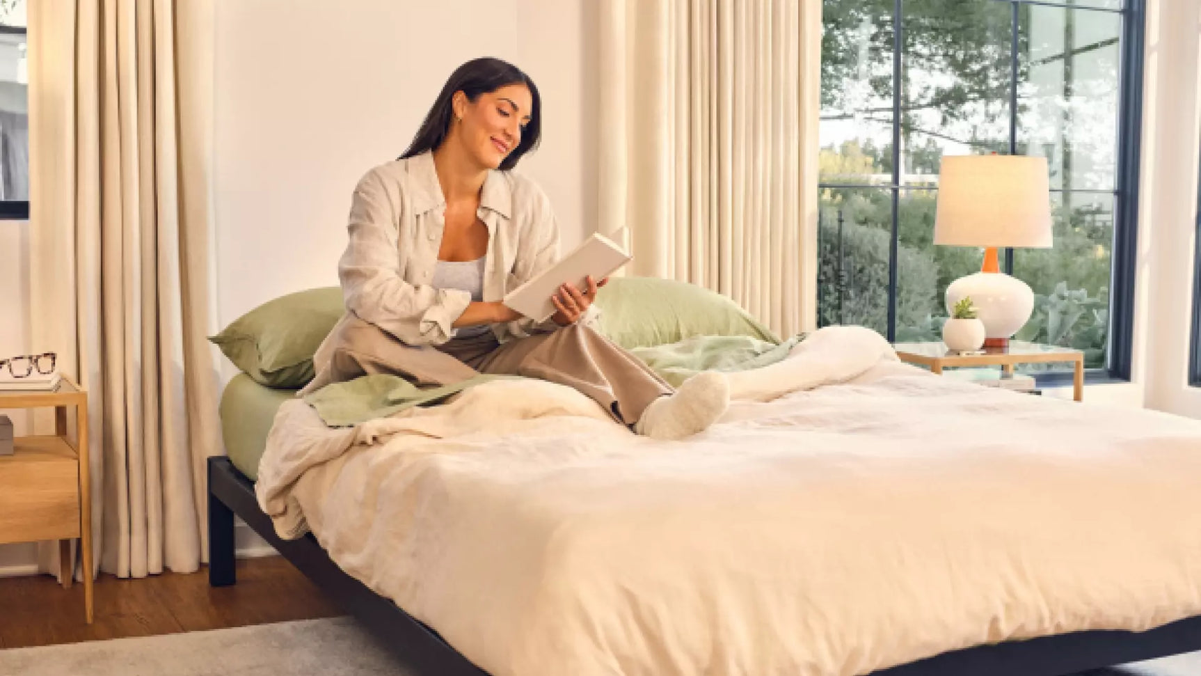 Purple Matte Black Twin XL Metal Platform Bed Frame - Ornate Home