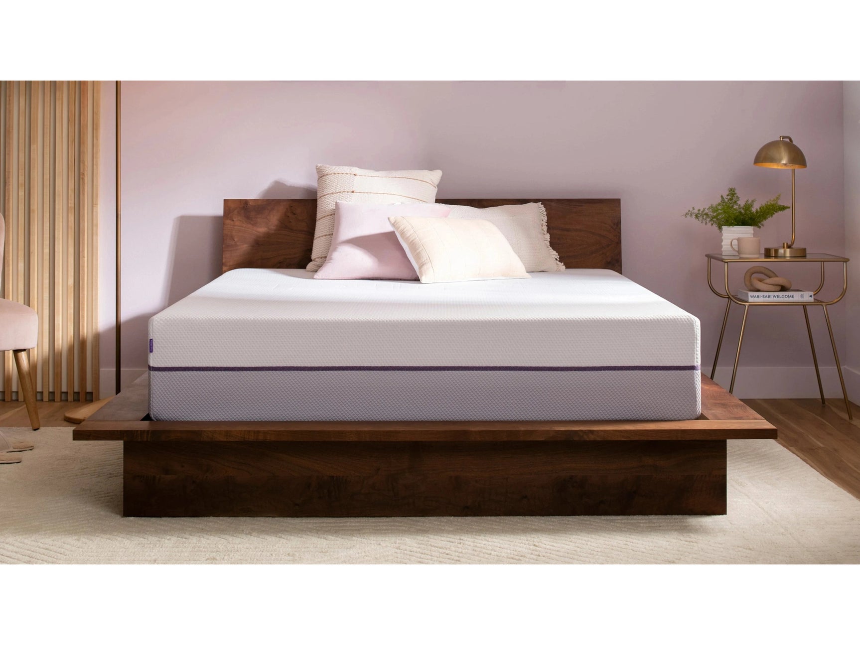 Purple Plus White Cal King Mattress - Ornate Home