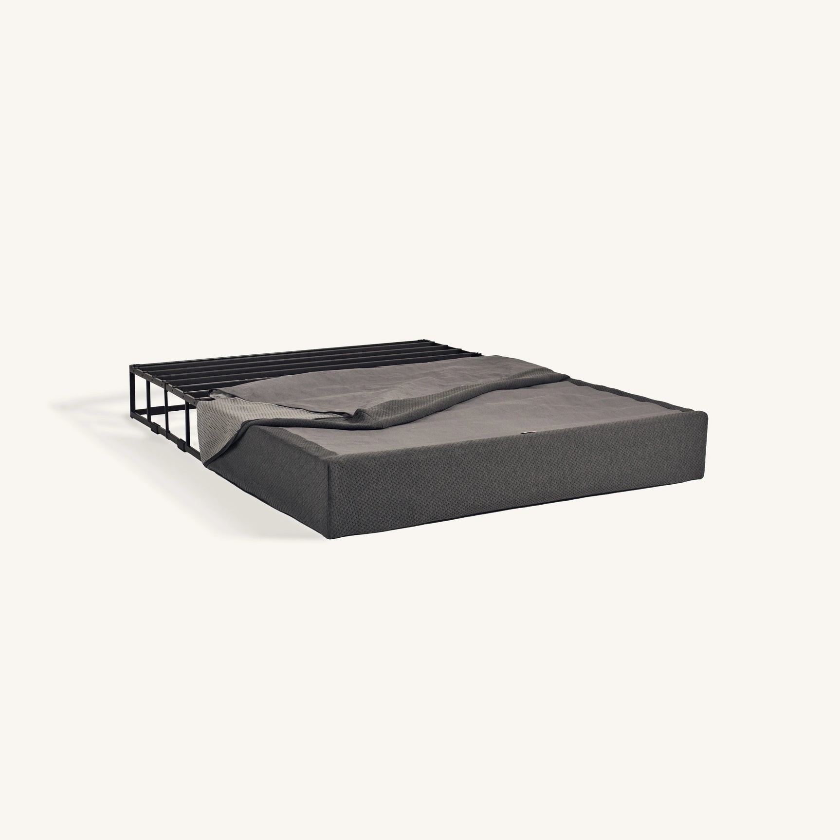 Purple Standard 9" Gray Twin XL Flat Foundation - Ornate Home