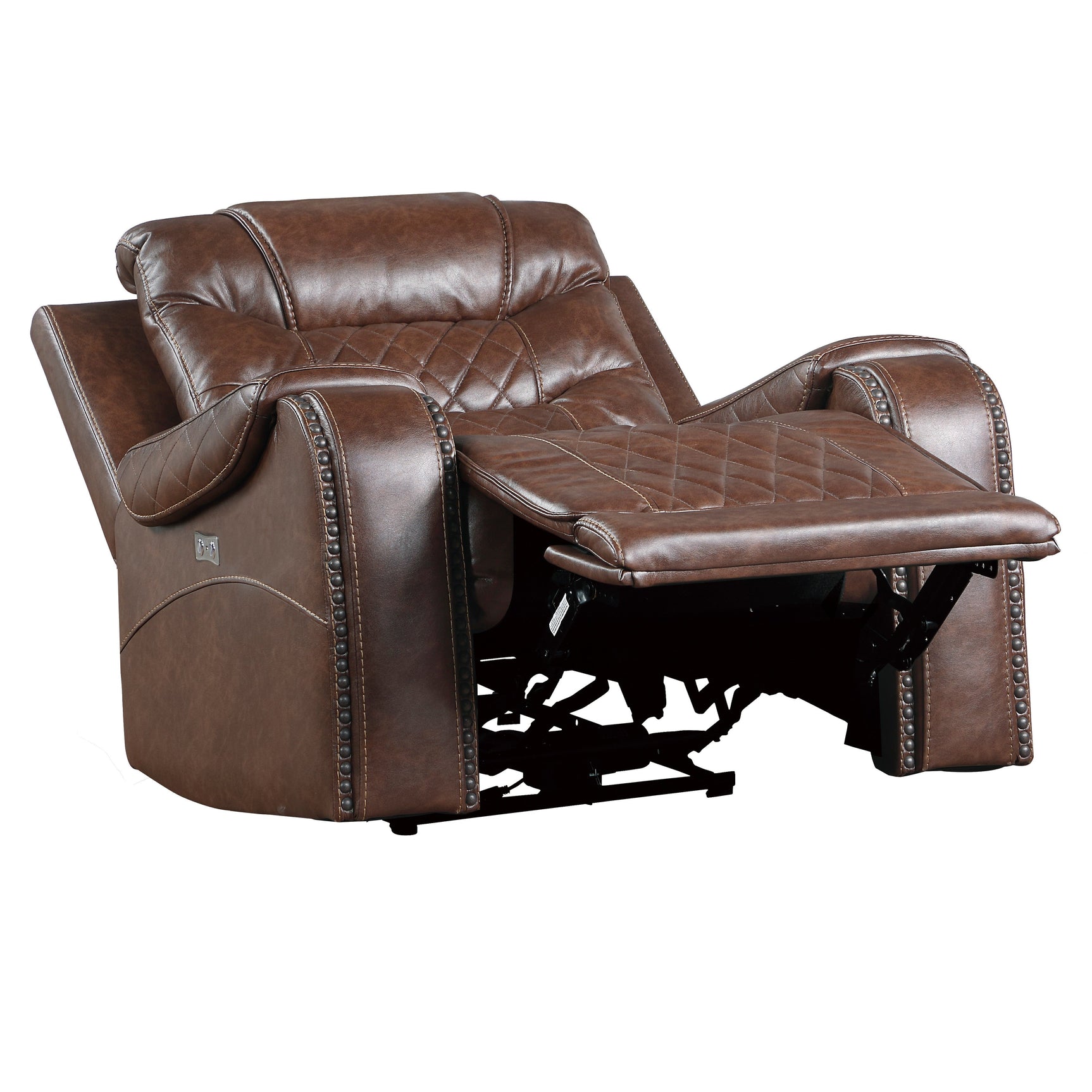 Putnam Brown Power Reclining Chair - Ornate Home