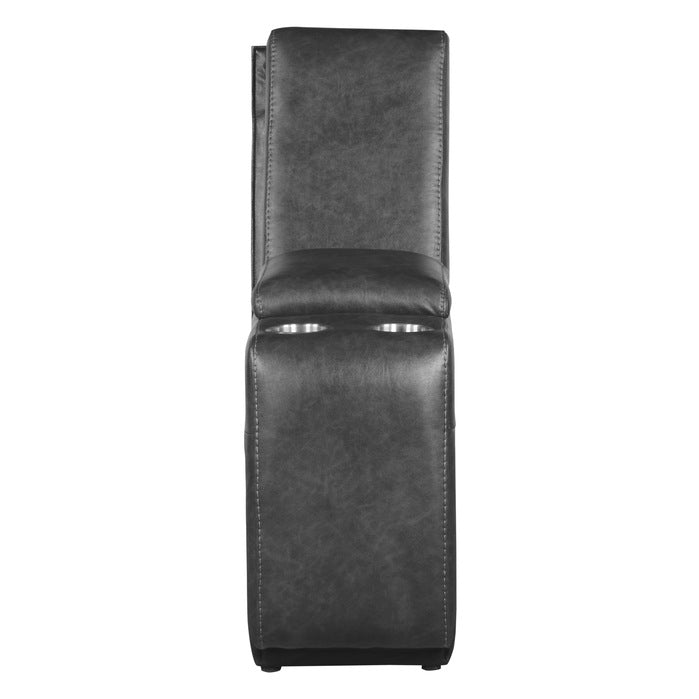 Putnam Gray 6-Piece Modular Power Reclining Sectional with Left Chaise - Ornate Home