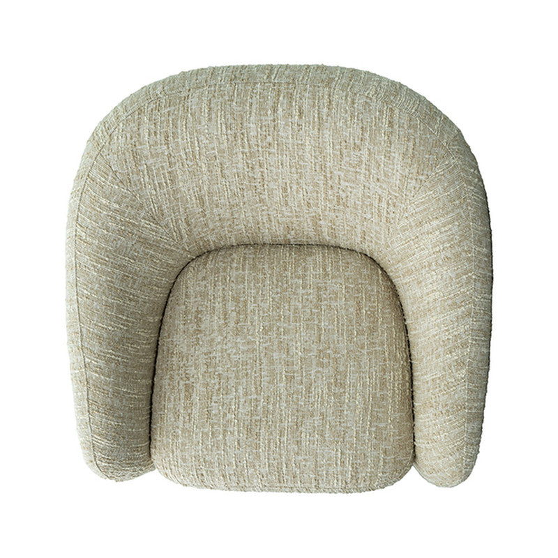 Pyrena Birche Beige Swivel Chair - Ornate Home