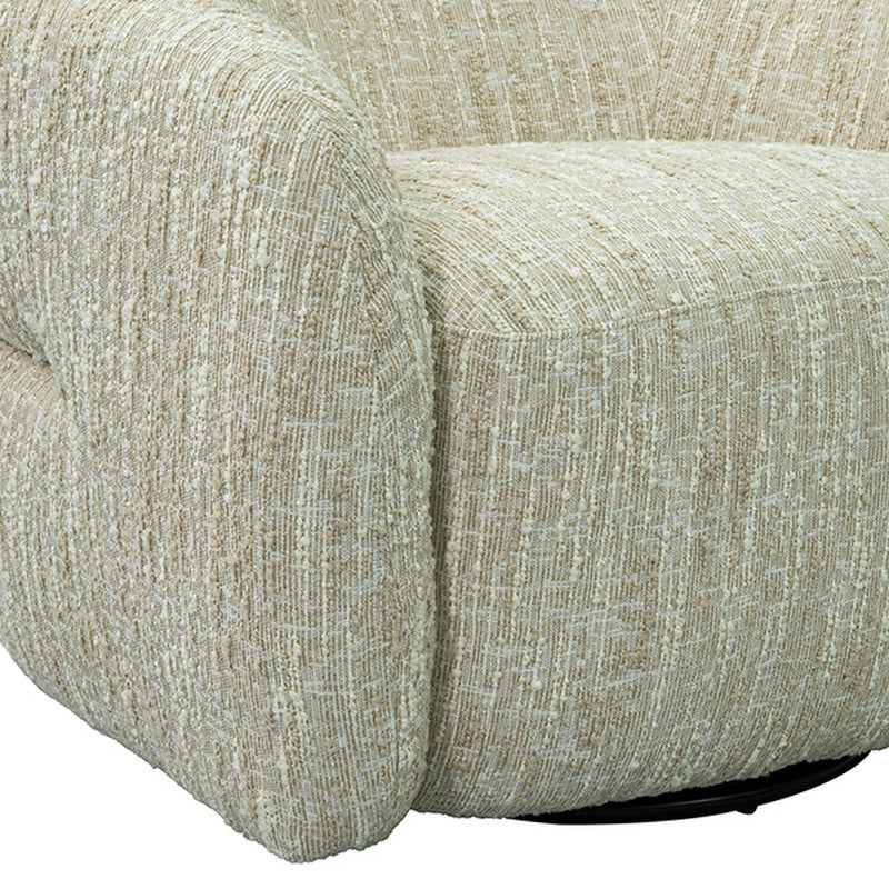 Pyrena Birche Beige Swivel Chair - Ornate Home