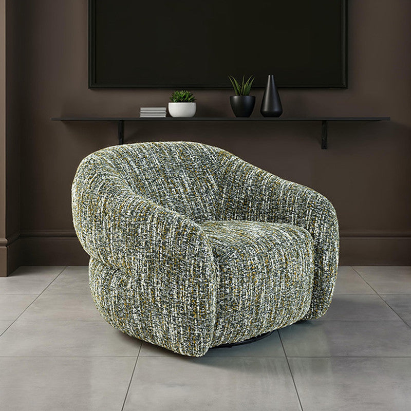 Pyrena Green Swivel Chair - Ornate Home