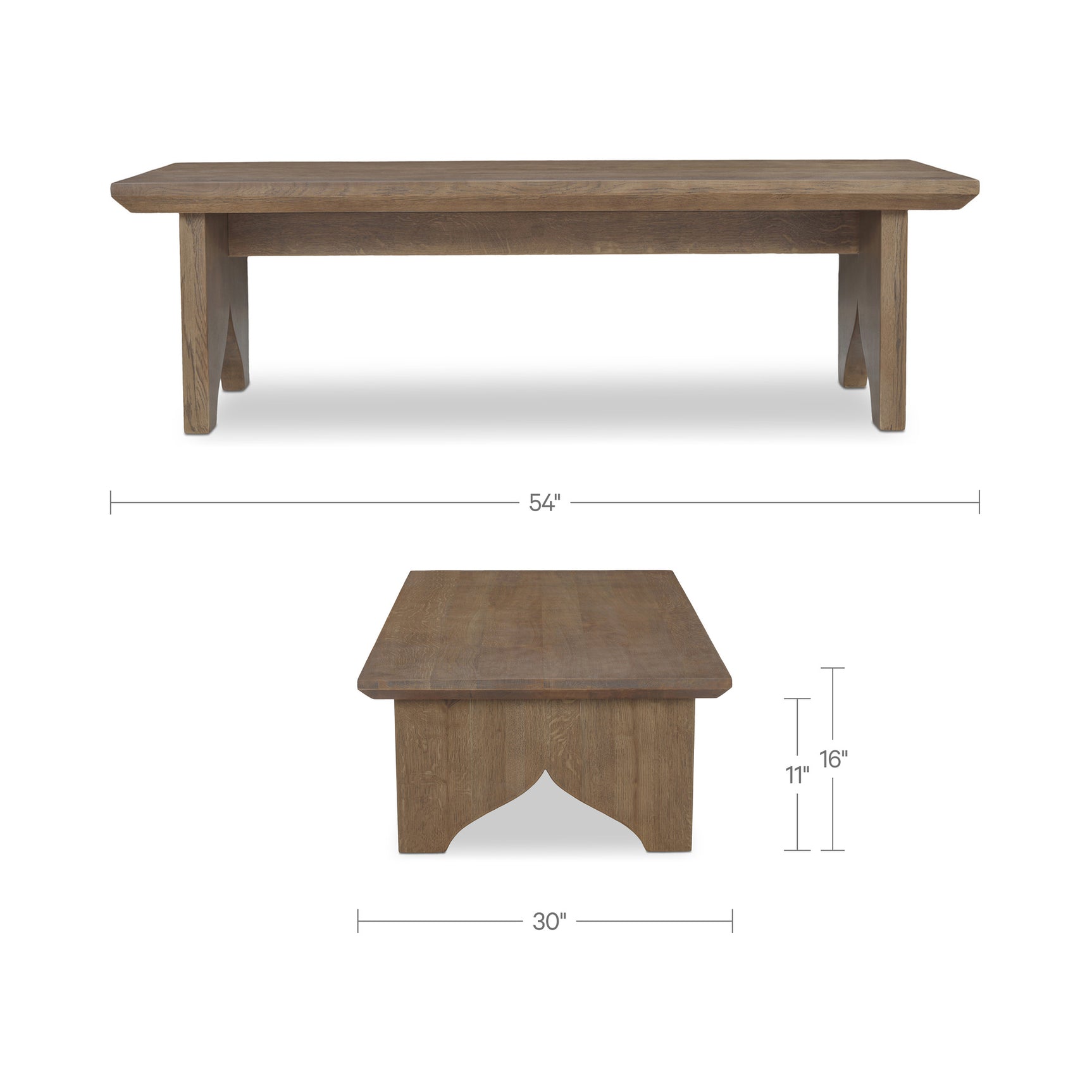 Lake Brown Coffee Table