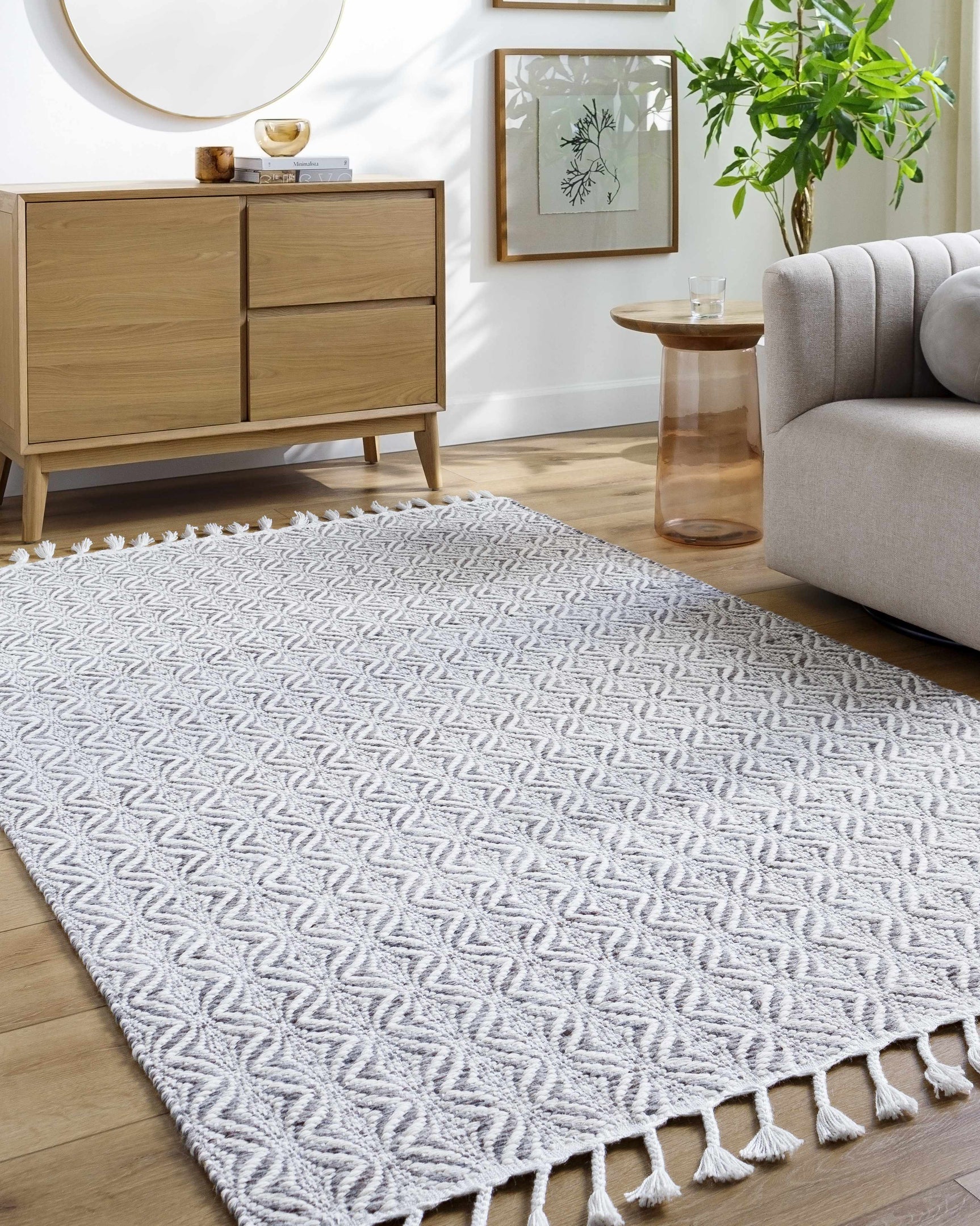 Anelia Medium Gray Area Rug - Clearance