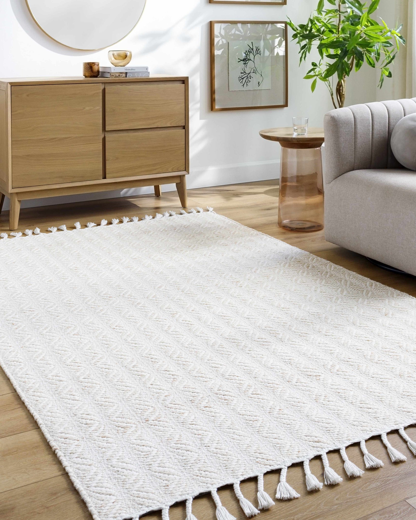 Anelia Ivory Area Rug - Clearance