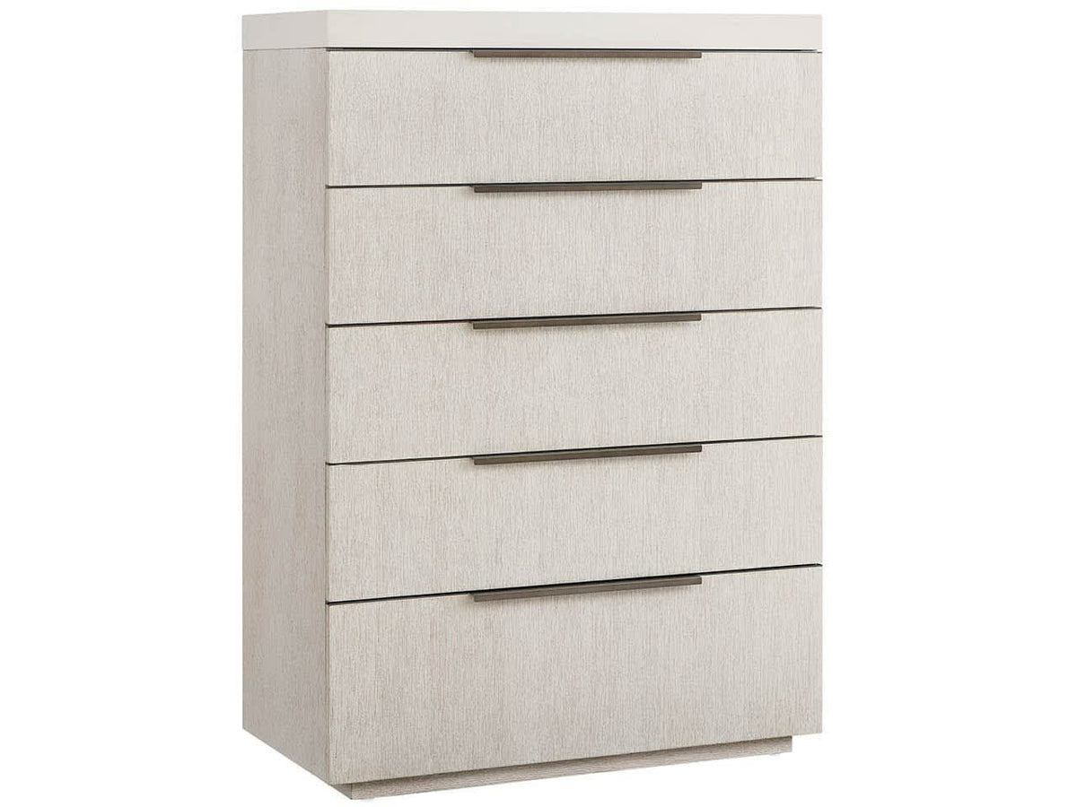 Quartz Mist/White Drawer Chest - Ornate Home