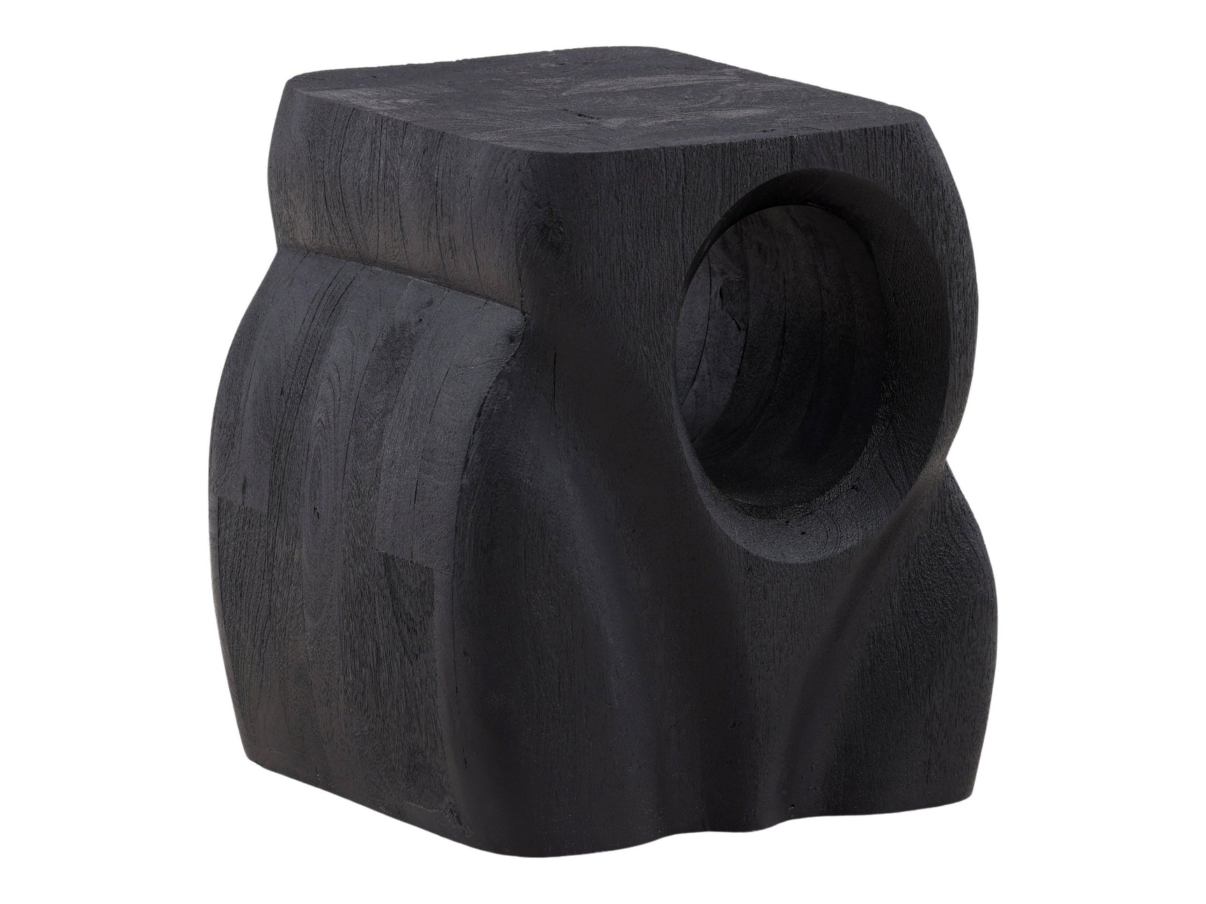 Quinby Black Side Table - Ornate Home