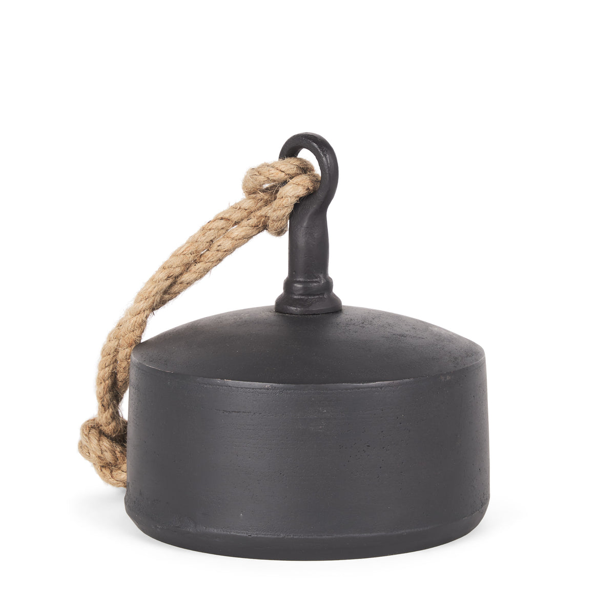 Quincy Matte Black Large Metal Decorative Bell Object - Ornate Home