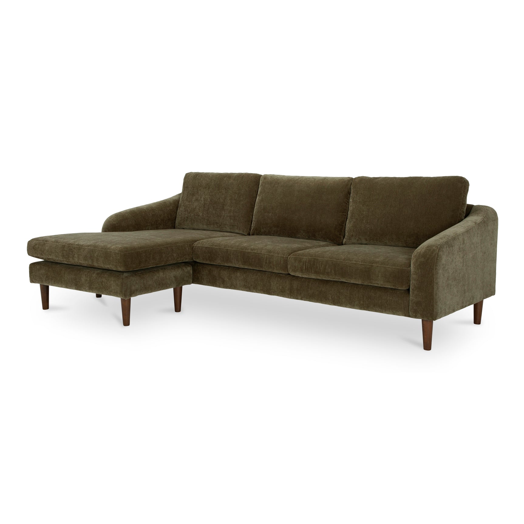 Quinn Cedar Green Sectional - Ornate Home