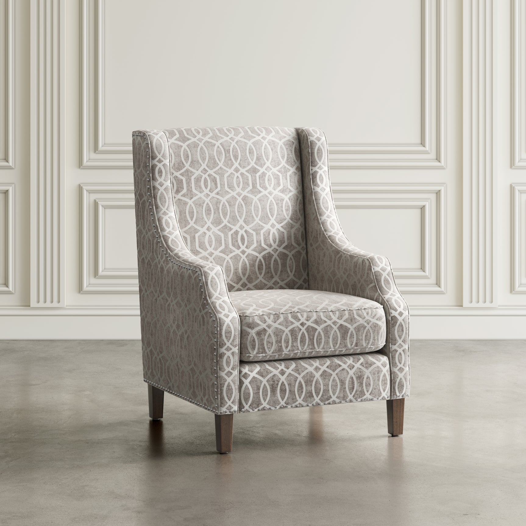 Quinn Dove Accent Chair - Ornate Home