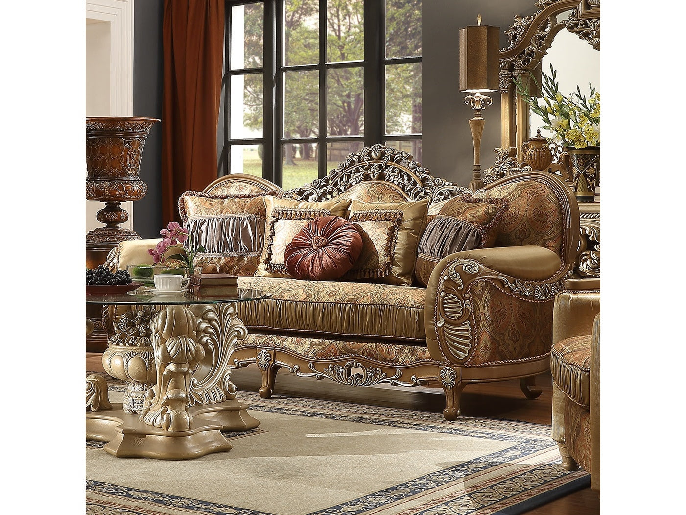 Quintessa Light Maple Sofa / HD-622 - Ornate Home