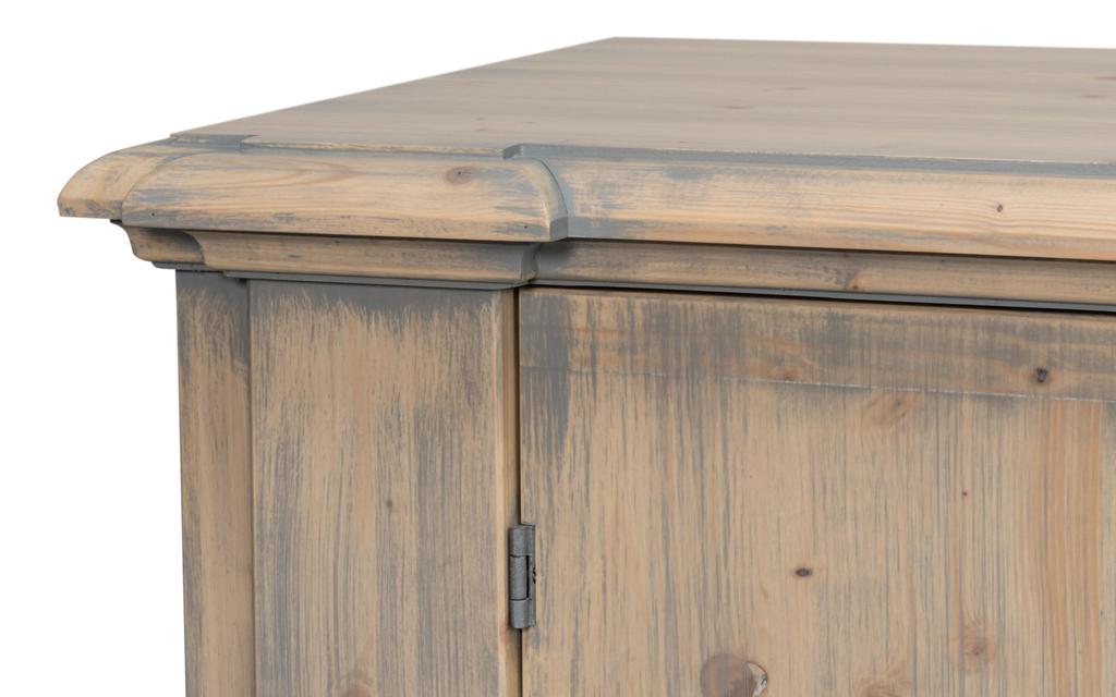 Crested Beige Wall Cabinet