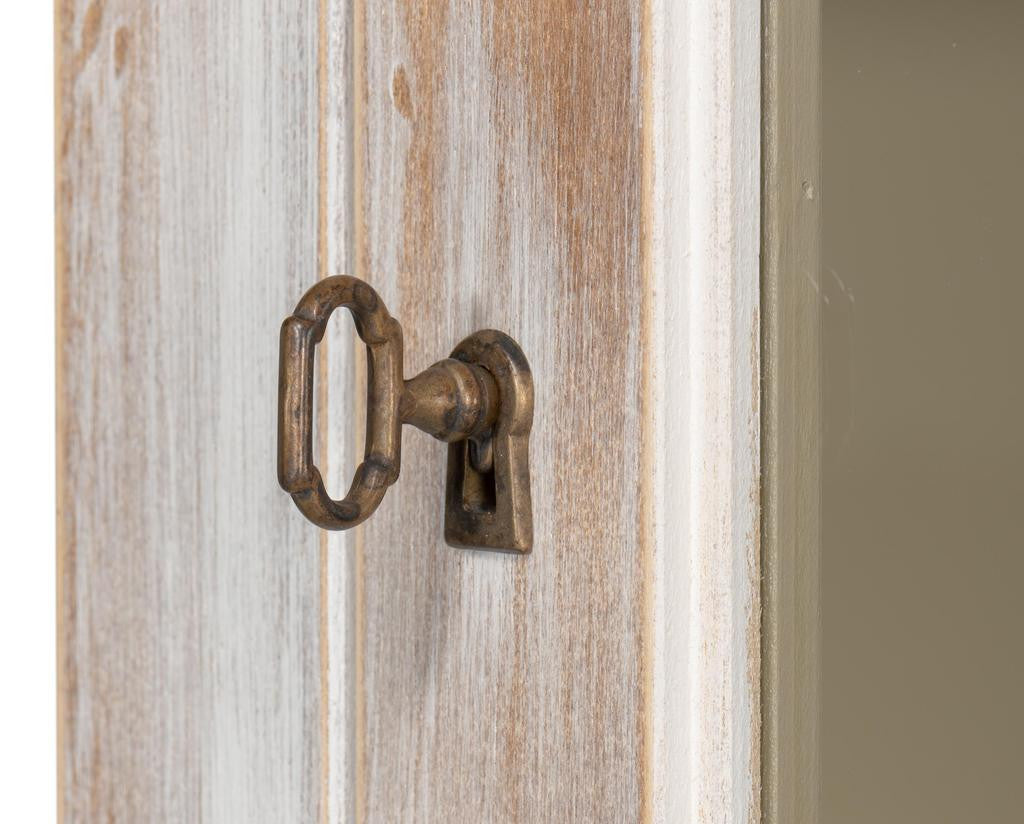 Cortina Living White Center Media Unit & Hutch