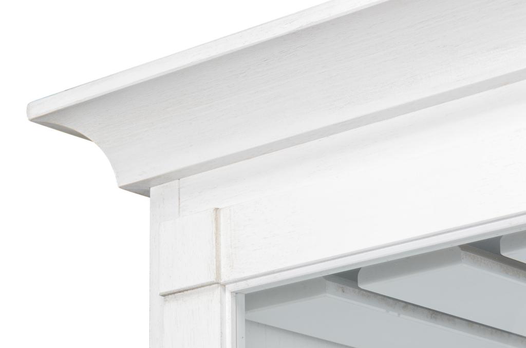 Cortina White Center Media Unit & Hutch