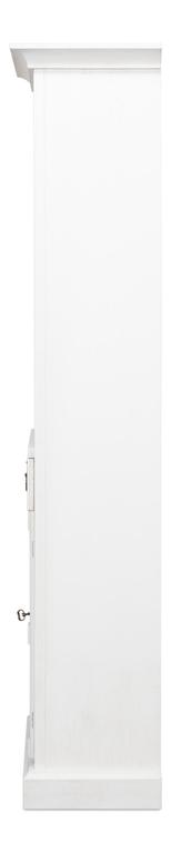 Cortina White Bookcase With Doors