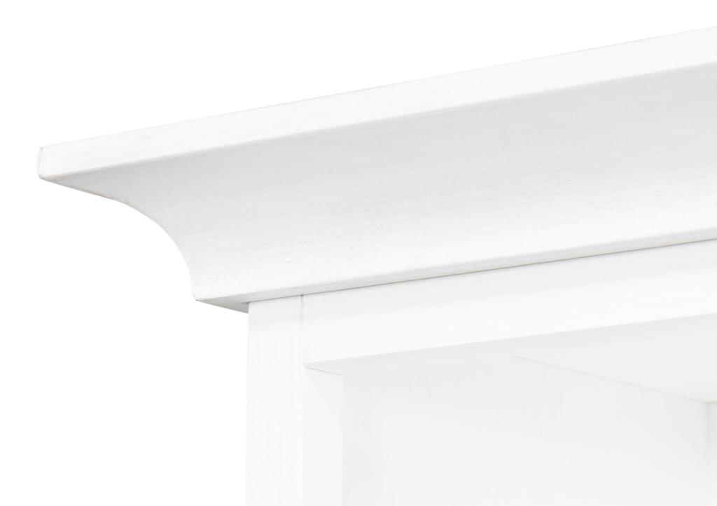 Cortina White Bookcase With Doors