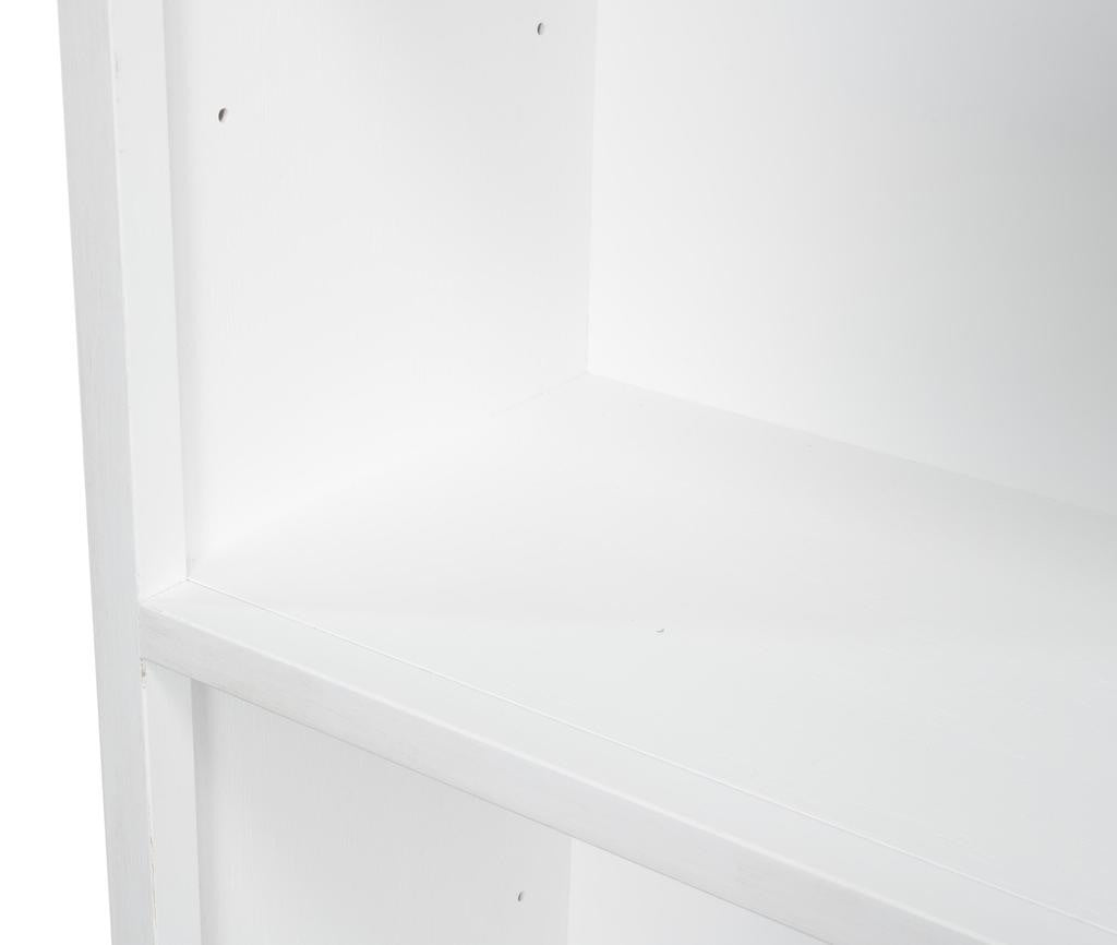 Cortina White Bookcase With Doors