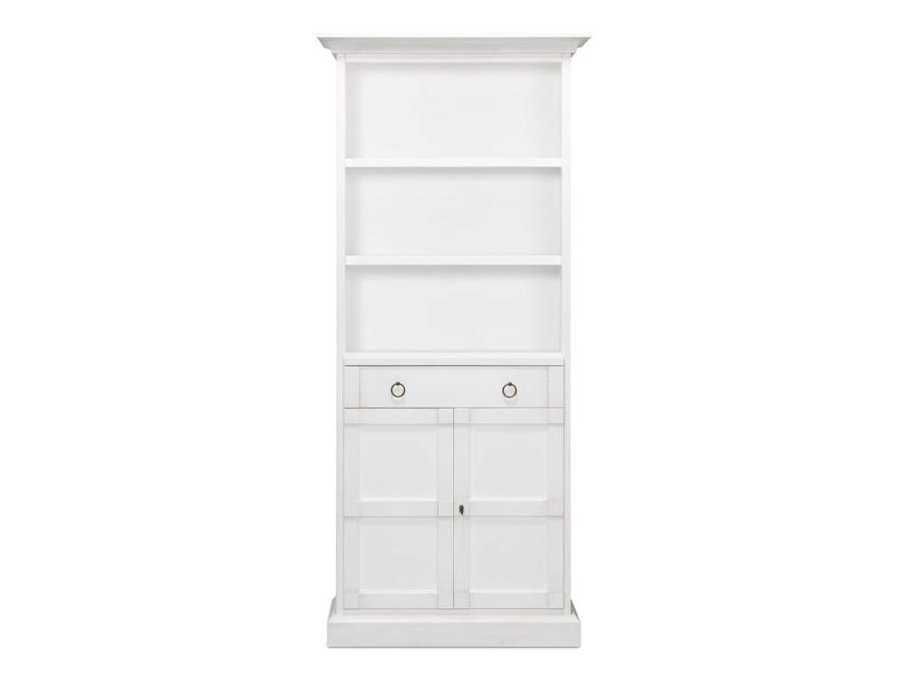 Cortina White Bookcase With Doors