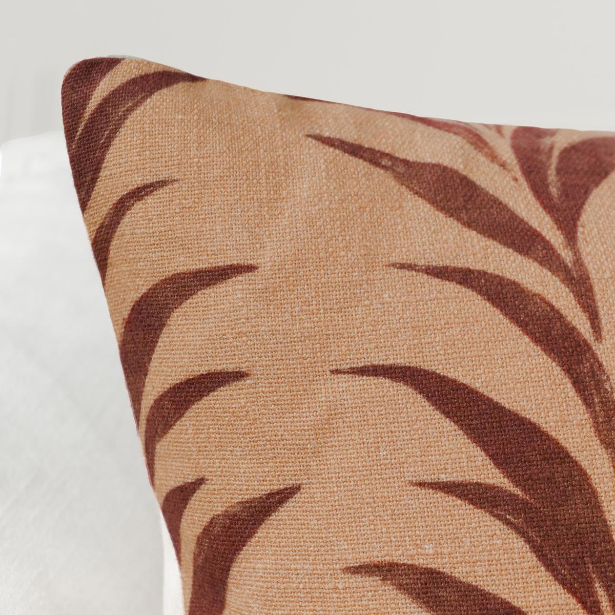 RO Alula Sienna/Burgundy Multiple Sizes Throw Pillow (Set of 2) - Ornate Home