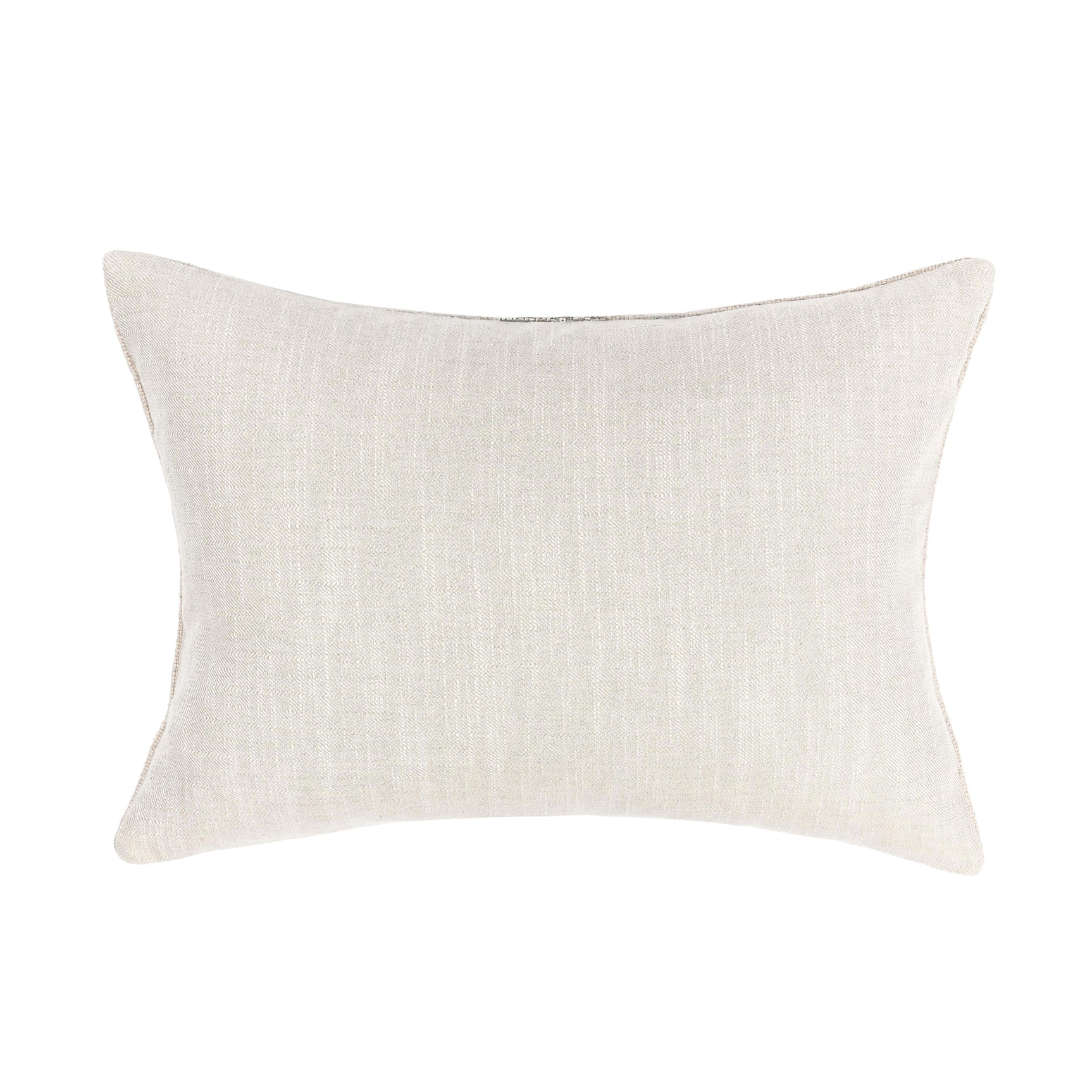 RO Lira Natural/Silver Multiple Sizes Throw Pillow - Ornate Home
