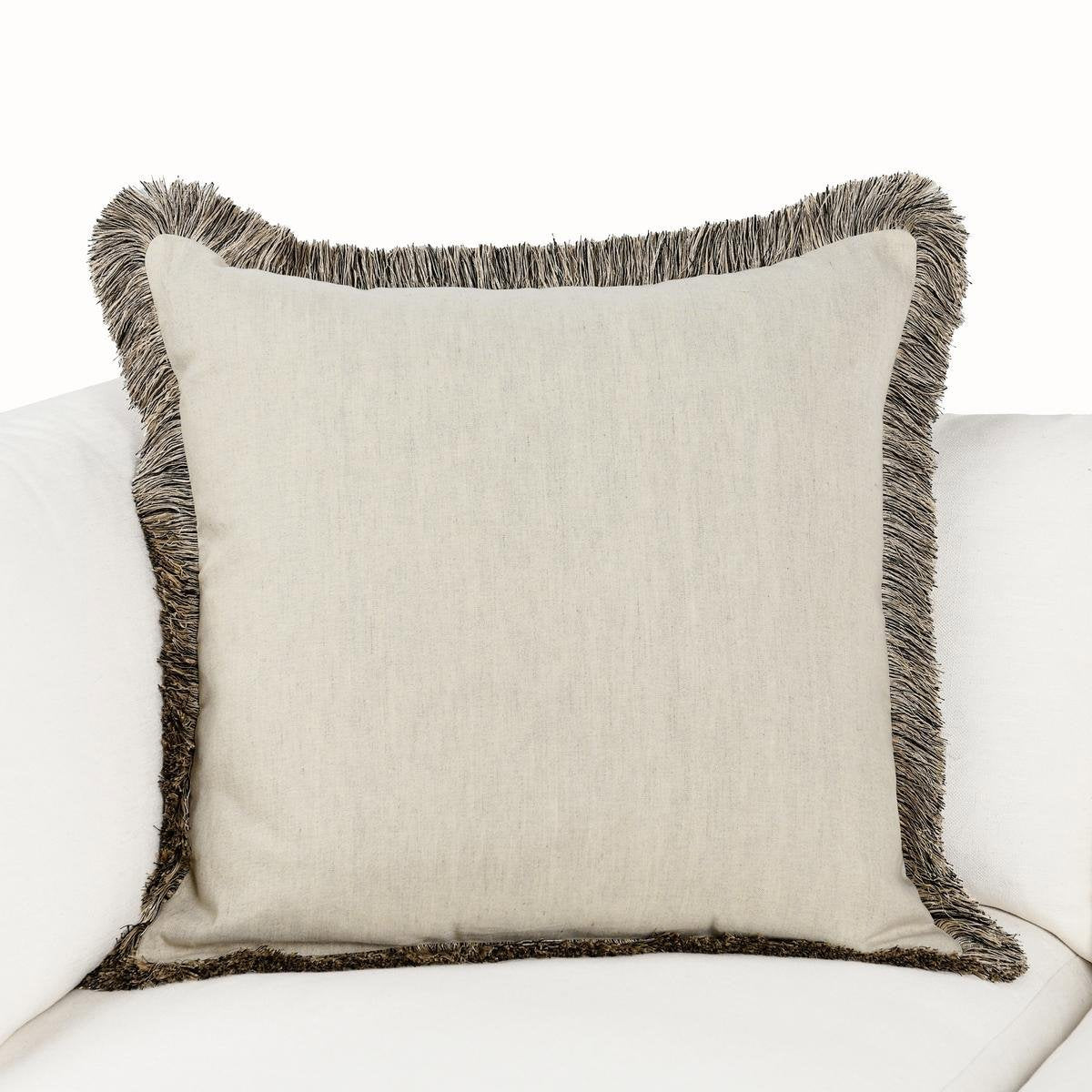 RO Nola Natural/Black Multiple Sizes Throw Pillow - Ornate Home
