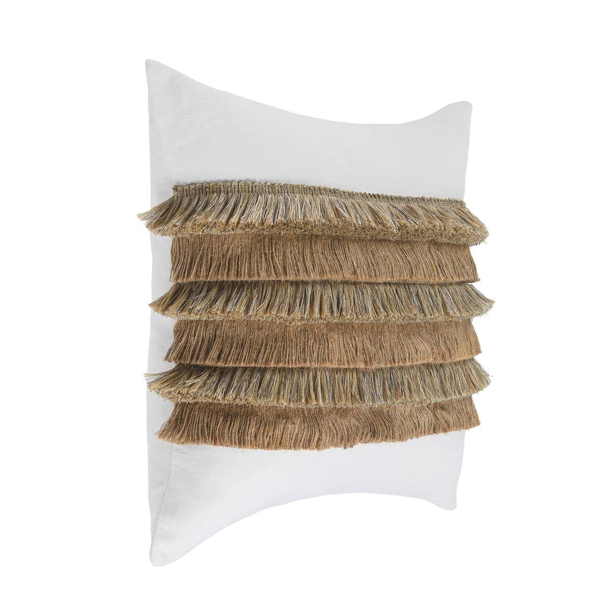 RO Safi Ivory/Natural 22x22 Throw Pillow (Set of 2) - Ornate Home