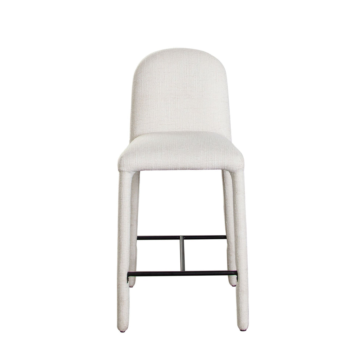 Roan Ivory Fabric Counter Chair - Ornate Home