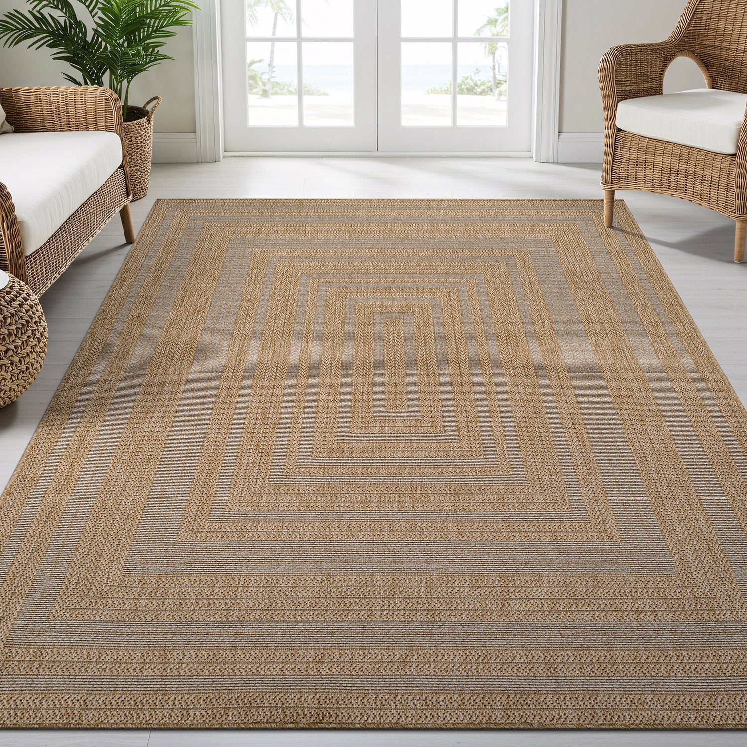 Royce Natural 4 Jute-Look Rug | Soft Yet Indestructible