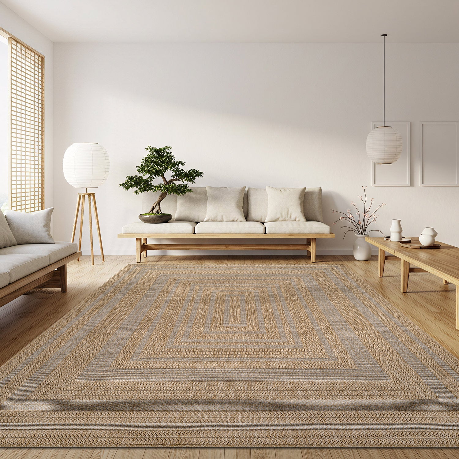 Royce Natural 4 Jute-Look Rug | Soft Yet Indestructible