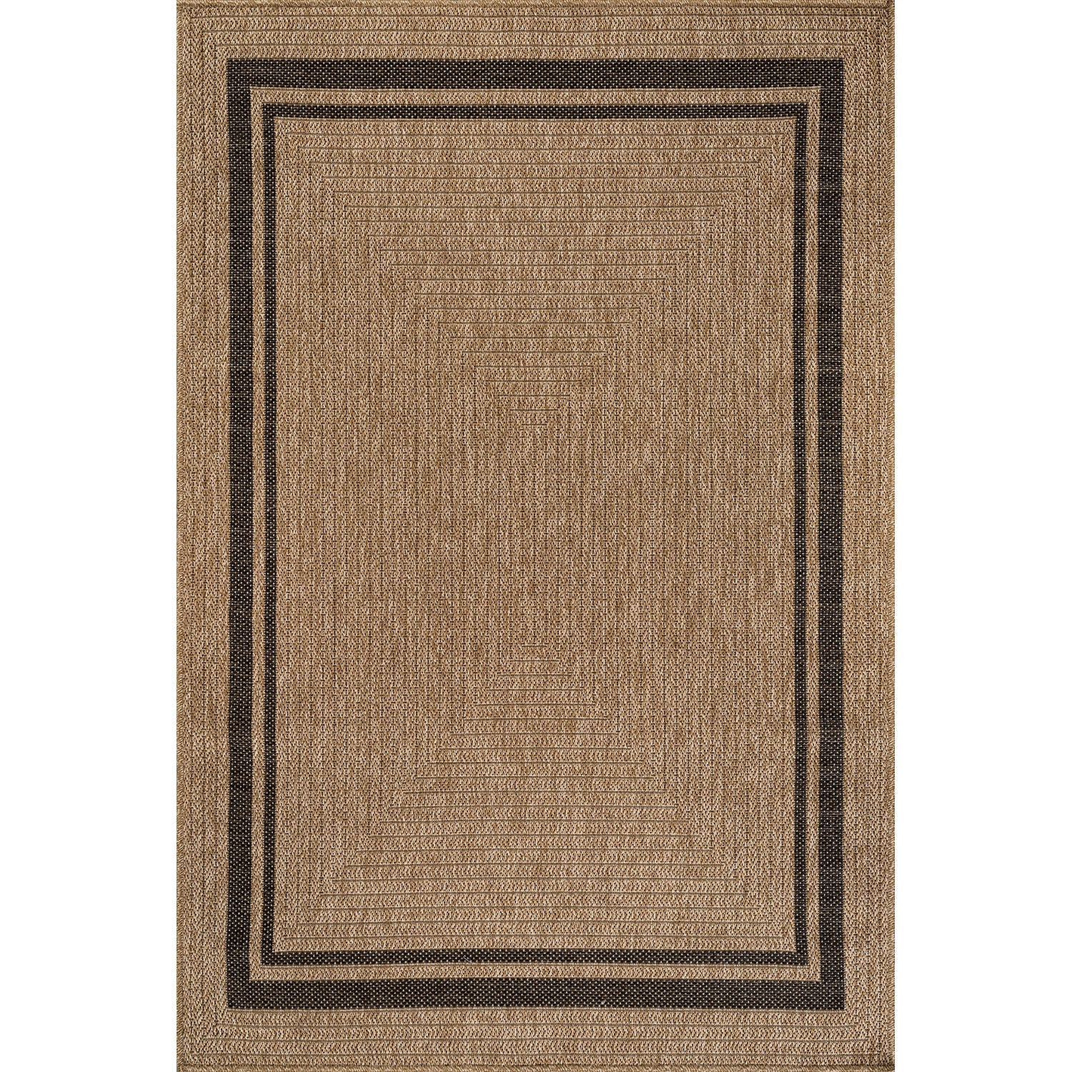Royce Natural 6 Jute-Look Area Rug | Earthy Texture