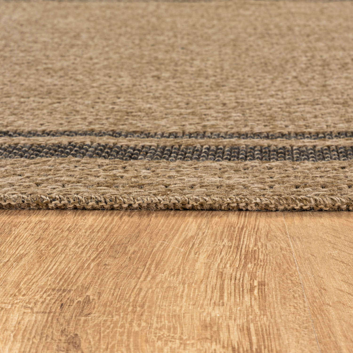 Royce Natural 6 Jute-Look Area Rug | Earthy Texture