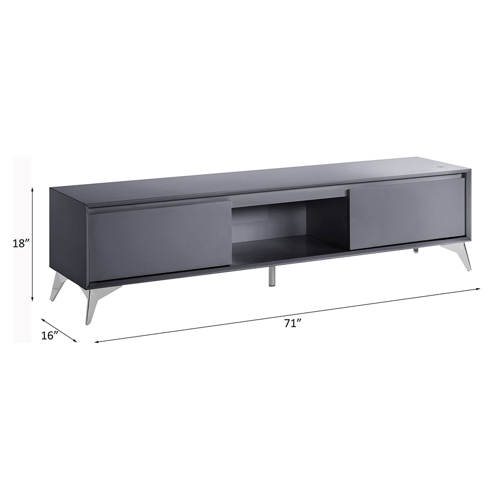 Raceloma Gray TV Stand - Ornate Home