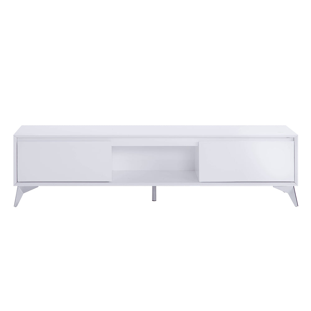 Raceloma White TV Stand - Ornate Home