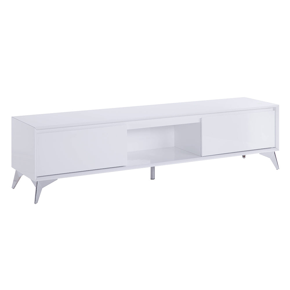 Raceloma White TV Stand - Ornate Home