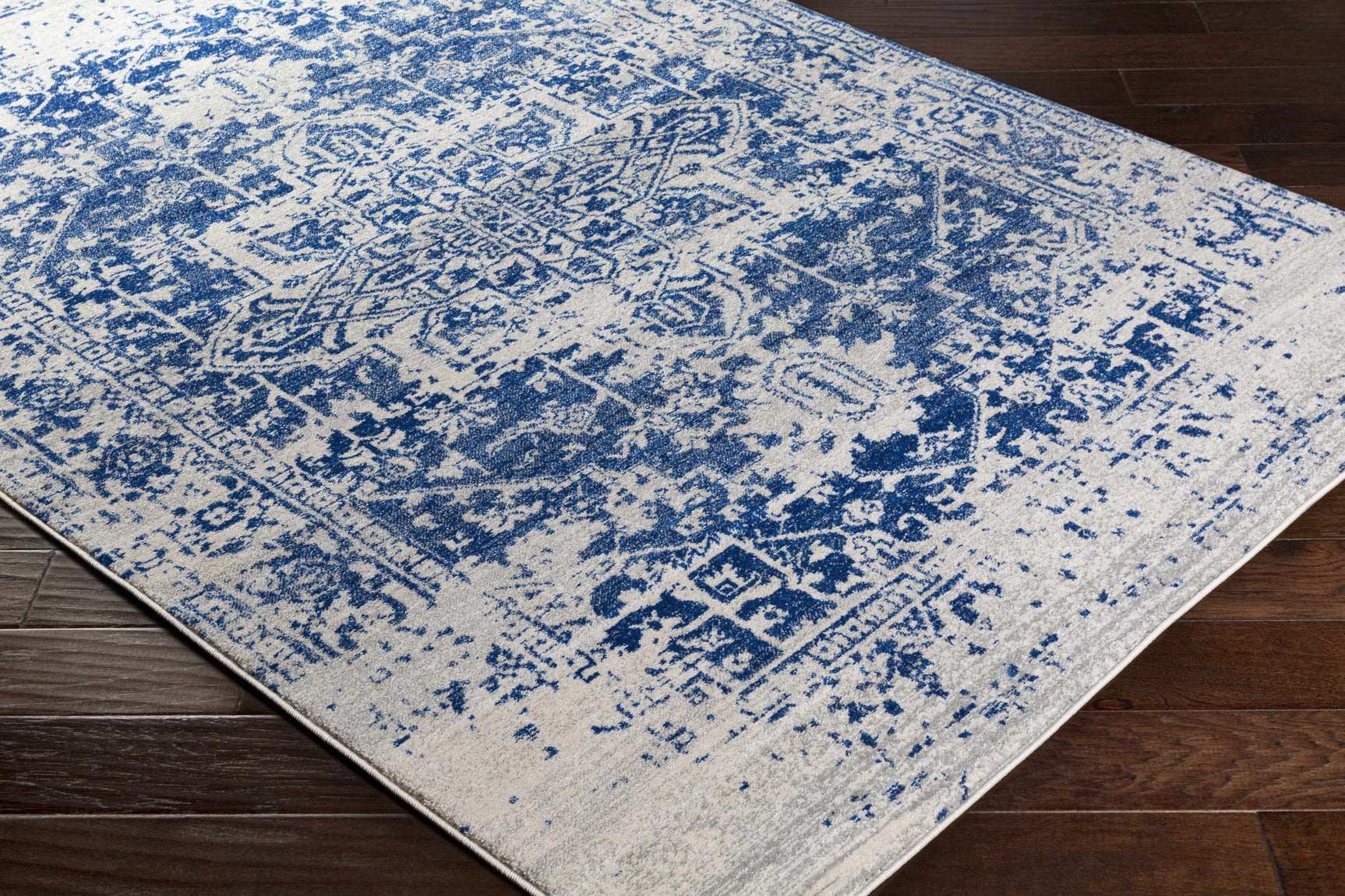 Rachel Navy Area Rug - Ornate Home