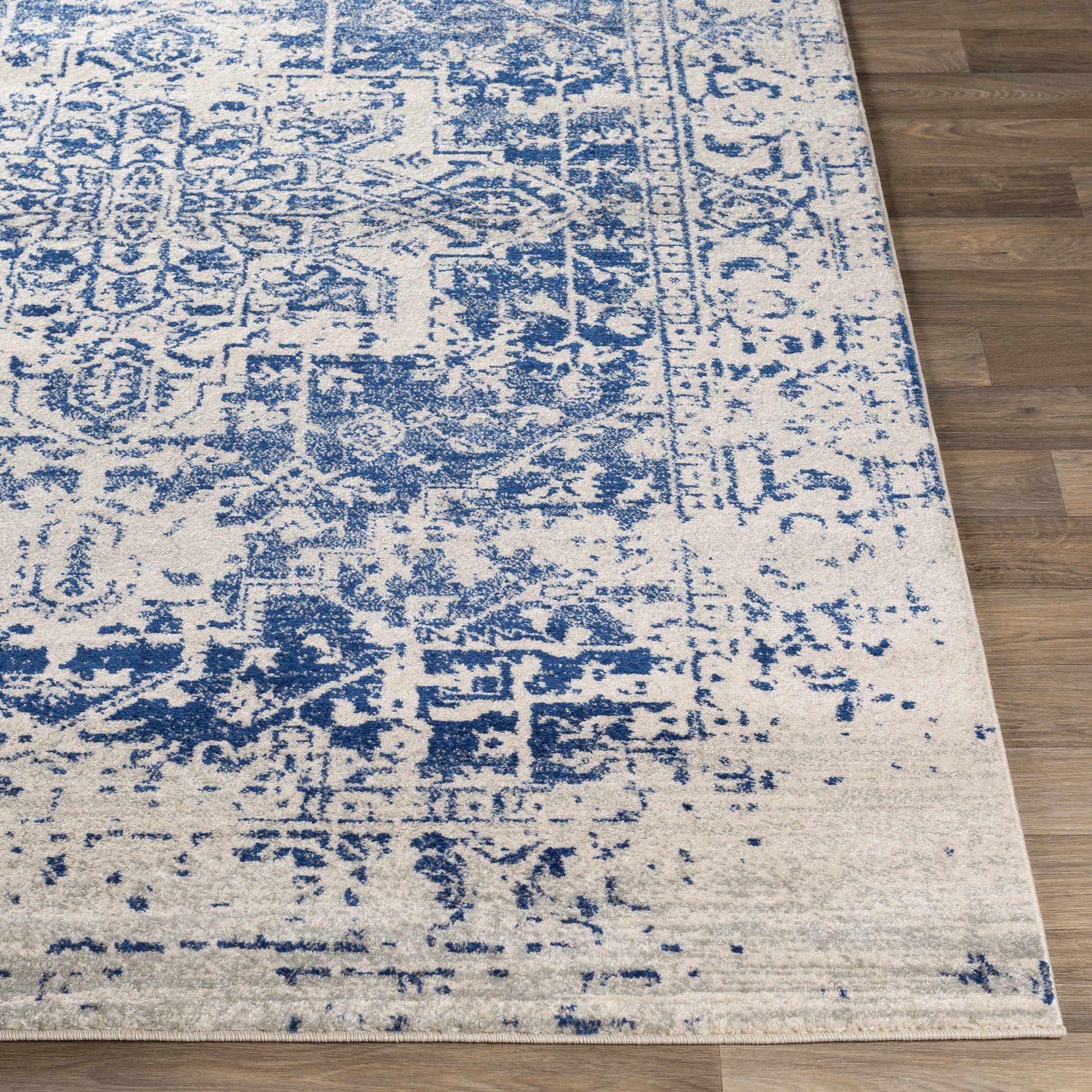 Rachel Navy Area Rug - Ornate Home