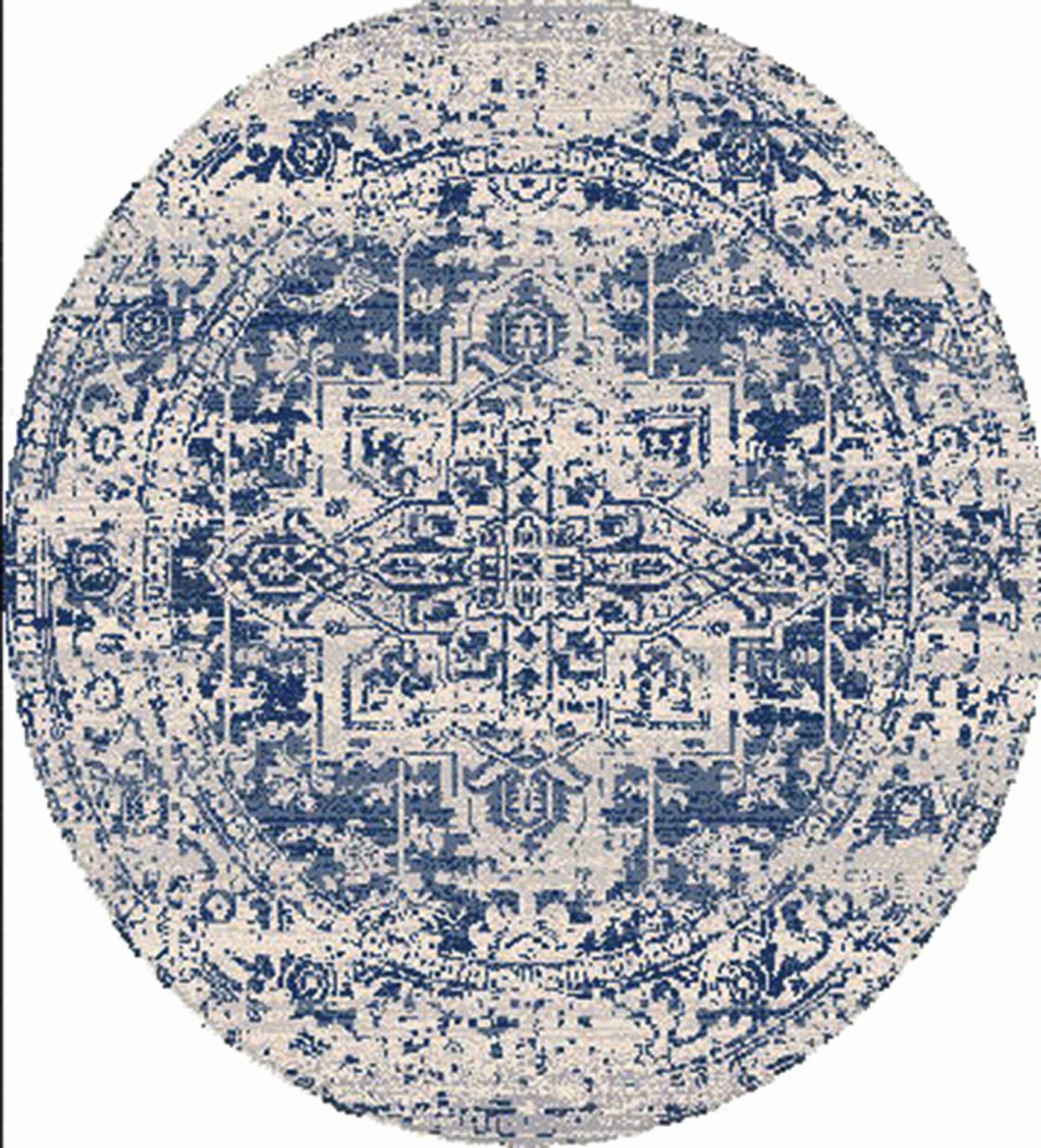 Rachel Navy Area Rug - Ornate Home