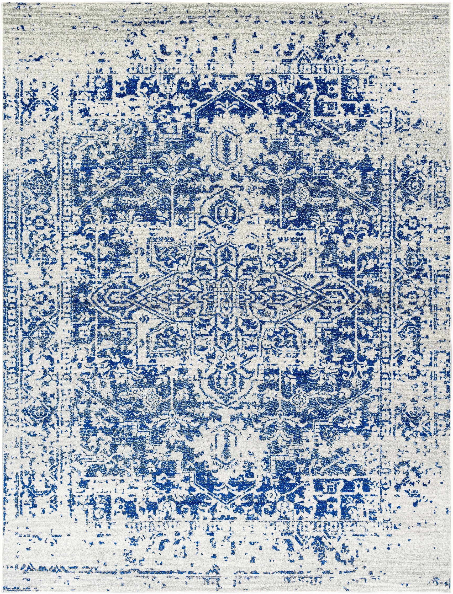 Rachel Navy Area Rug - Ornate Home