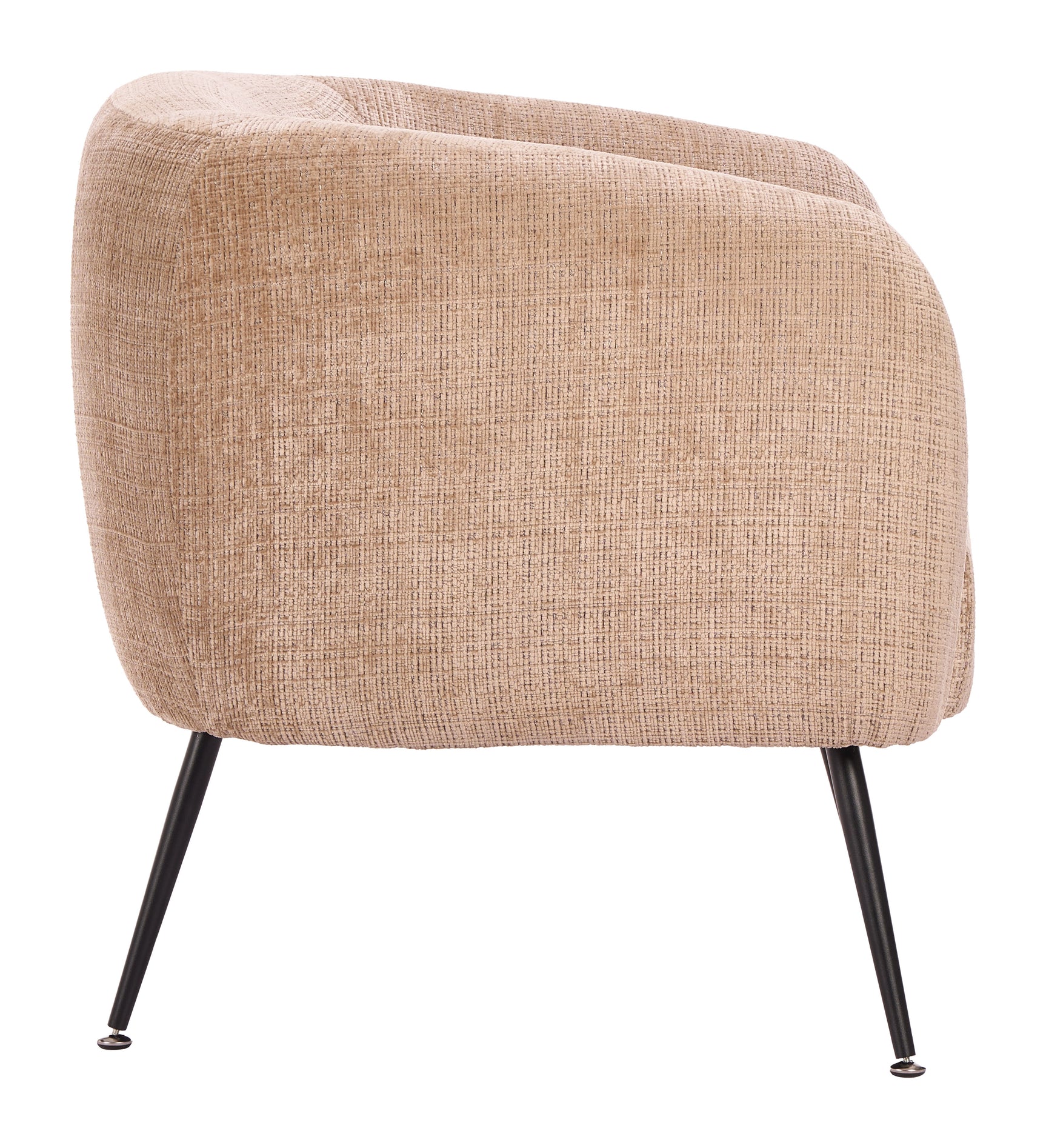 Racine Linen Beige Accent Chair - Ornate Home