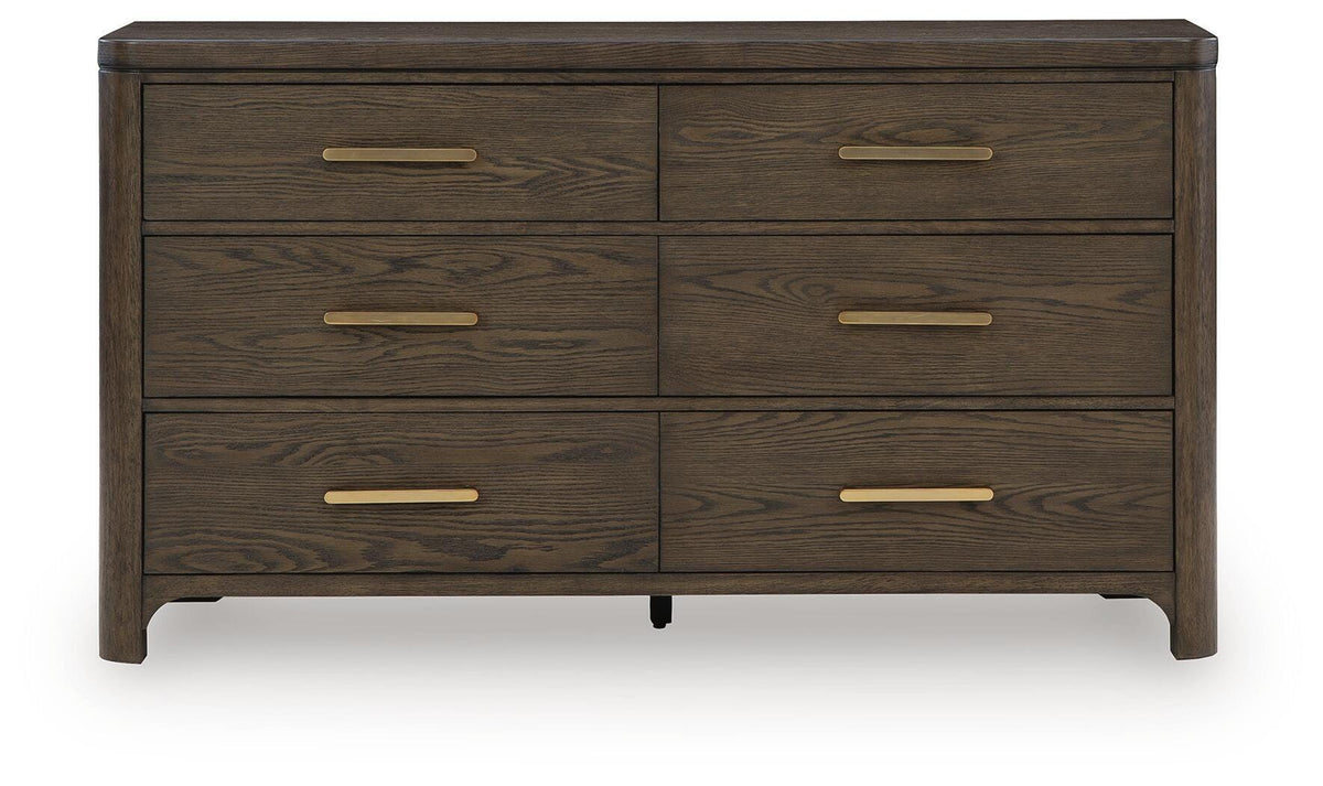 Radkin Burnished Brown Dresser - Ornate Home