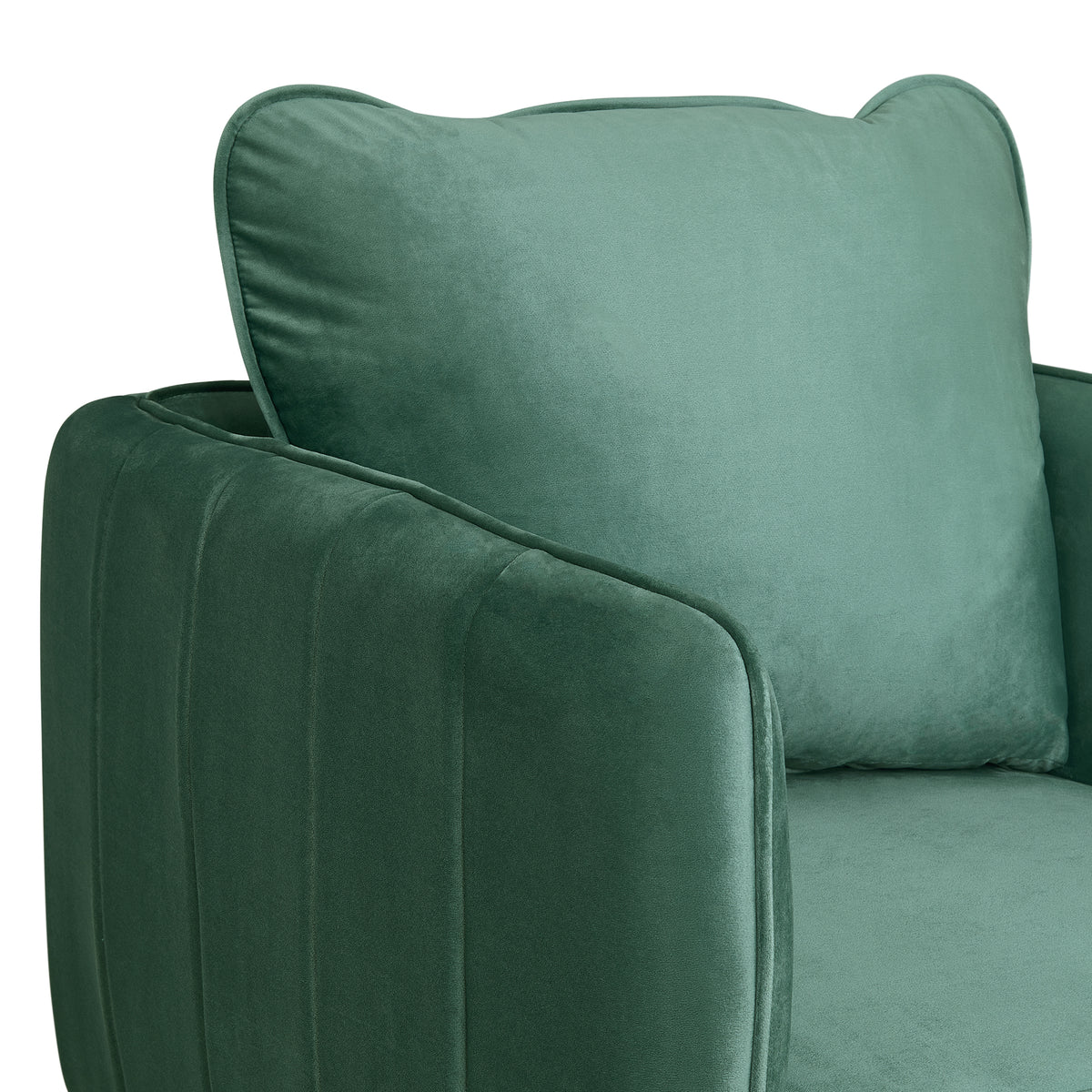 Rae Lavish Green Velvet Chair - Ornate Home